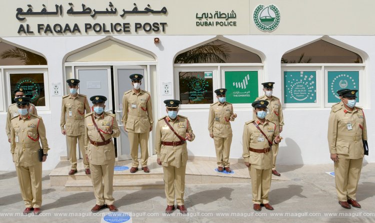 Al Mansouri inspects Al Faqa Police Post
